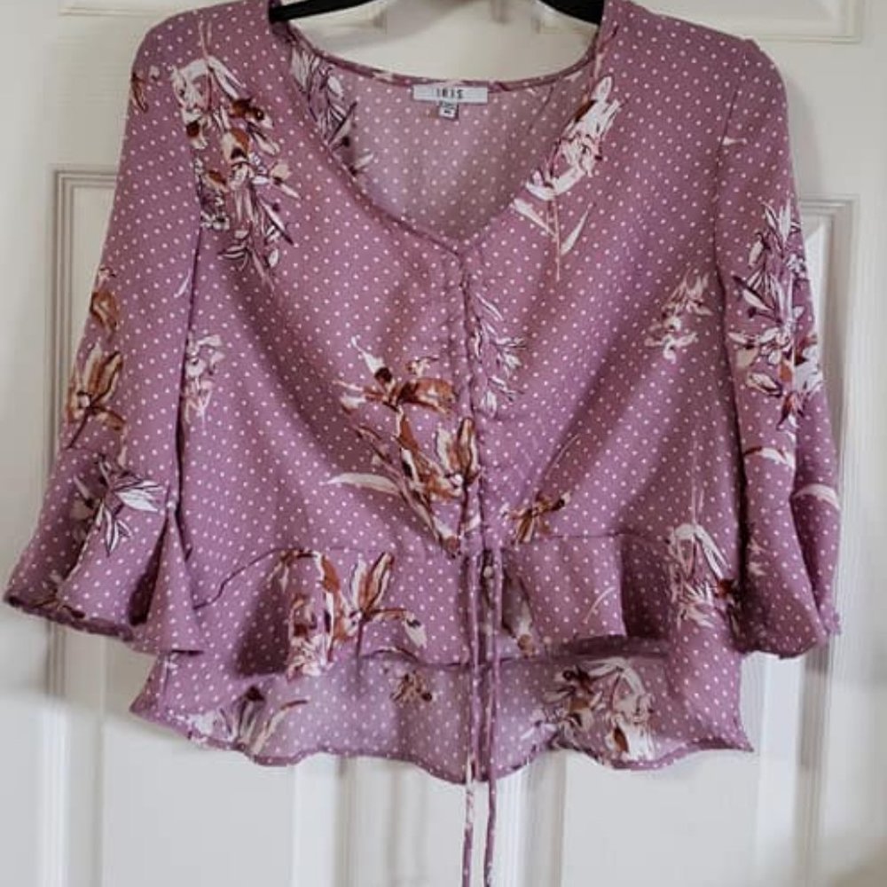 Iris Crop Top Med.